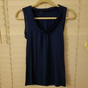 Gap Navy blue short sleeve blouse